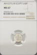 Egypt 10 Para AH 1277 / 8 Abdul Azis 1861-1876 AD NGC MS 67