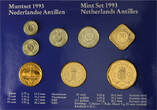 Netherlands Antilles Mint Set, 7 Pcs 1993 UNC