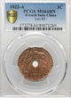 French Indo-China Cent 1922 A PCGS MS 64 BN