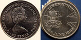 Falklands Islands 50 Pence (Crown) 1982 Liberation from Argentina Forces UNC