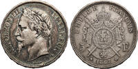 France, Napoleon III 5 Francs Paris Mint -