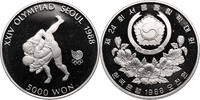 5000 Won 1988 South Korea XXIV Seoul Olympic Games - Wrestling PP