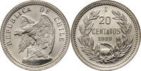 Chile, Republic 20 Centavos Condor -