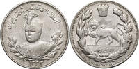 2000 Dinars (2 Kran / 2 Qiran) AH 1332 / 1913 AD Iran. Sultan Ahmad Shah  fast vz