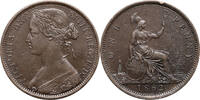 Great Britain, Victoria 1 Penny 1862 ss 26.01 £  +  13.00 £ shipping