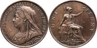 Great Britain, Victoria 1 Penny 1901 fast vz 13.00 £  +  13.00 £ shipping