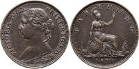 1 Farthing 1879 Great Britain, Victoria  ss-vz