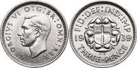 Great Britain, George VI 3 Pence 1939 vz-st 21.67 £  +  13.00 £ shipping