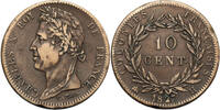 French Colonies, Charles X 10 Centimes for Martinique and Guadeloupe -