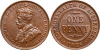 Penny 1928 Australia George V vz/vz+