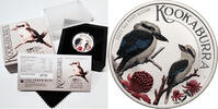 Australia 1 Dollar Kookaburra Colorized / World Money Fair 2023 -