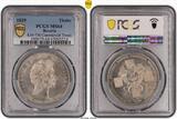 1829 Geschichtsthaler Bayern HANDELSVERTRAG mit PREUSSEN, WÜRTT. + HESSEN Slab PCGS PCGS MS64