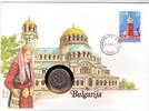 Bulgarien 1960 BULGARIEN Numisbrief von 1984 mit Münze 1960  3.47 £  +  shipping
