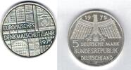 Deutschland 5 DM 1975 5 DM DENKMALSCHUTZ 1975 in st unc 6.94 £  +  shipping