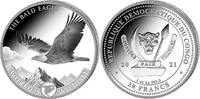 KONGO 20 Francs 2021 KONGO WEIßKOPF-SEEADLER 2021 eine Unze 20 Francs St... 43.35 £  +  41.61 £ shipping