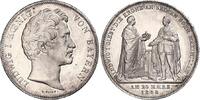 Deutschland Geschichts-Doppeltaler BAYERN GIBT DIE KRONE AN SEINEN SOHN 1848 fast St Doppeltaler 1848 fast Stempelglanz