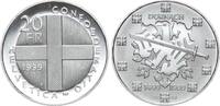 Schweiz 1999 20 Franken 500 Jahre Schlacht bei DORNACH 1999 Stempelglanz 31.21 £  +  41.61 £ shipping