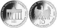Deutschland 10 DM 1991 10 DM Bund BRANDENBURGER TOR 1991 unzirkurliert 10.32 £  +  shipping