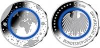 DEUTSCHLAND  5 x 5 Euro 2016 Planet Erde Weltneuheit Polymerring bankfrisch A D F G J bu