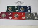 FRANKREICH 5 x 2 Euro 5 x 2 Euro 2024 Olympiade Paris Ringen OVP -
