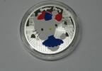 FRANKREICH 10 Euro 10 Euro 2024 - 50 Jahre Hello Kitty France Silber PP coloriert -