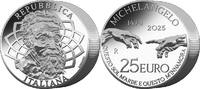 ITALIEN 25 Euro 25 Euro 1 kg Silber 2025 Michelangelo -
