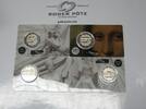 FRANKREICH 4 x 2 Euro 4 x 2 Euro 2025 Louvre Paris st in verschiedenen Coincards -