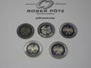 BRD 50 Euro 5 x 10 Euro 2025 THW mit Polymerring A D F G J bankfrisch Komplettsatz -