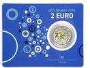 Luxemburg 4 Euro 2 x 2 Euro 2025 Coincards Henri & Schumann Erklärung coloriert -