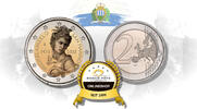SAN MARINO 2 Euro 2 Euro 2025 San Marino Michelangelo reverse proof PP -
