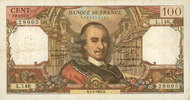 NOTES OF THE BANQUE DE FRANCE 100 francs Banque de France. Billet. Corneille, -