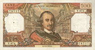 NOTES OF THE BANQUE DE FRANCE 100 francs Banque de France. Billet. Corneille, -