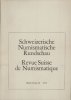 NUMISMATIC BOOKS Revue suisse de numismatique. -