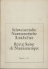 NUMISMATIC BOOKS Revue suisse de numismatique. -