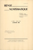 NUMISMATIC BOOKS Revue numismatique - 1992 -