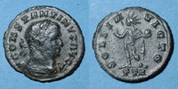 ROMAN EMPIRE follis Constantin I (307-337). 1/4 . Trèves, 1ère officine, 310-311. R/: le Soleil. Inédit (?) -