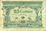 FRENCH EMERGENCY NOTES Angers (49). Ville. Billet. 50 cmes novembre 1917, série H -