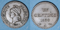 FRENCH MODERN COINS 1 centime 2e république (1848-1852). -