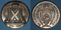 TOKENS Jeton Bretagne. Mairie de Nantes. Ch. de Kervégan. argent 1789-1790 -