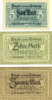 GERMANY - EMERGENCY NOTES (1914-1923) A - J 5 mark Eschwege. Stadt. Billets. 10 mark, 20 mark -