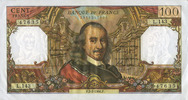 NOTES OF THE BANQUE DE FRANCE 100 francs Banque de France. Billet. Corneille, -