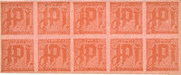 GERMANY - EMERGENCY NOTES (1914-1923) K - Z 1 pf Passau, Stadt, billets, 10 x n. d. Carton rosé -