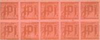 GERMANY - EMERGENCY NOTES (1914-1923) K - Z 1 pf Passau, Stadt, billets, 10 x n. d. Papier fort, rosé -