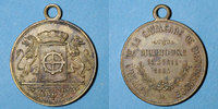 ALSACE Alsace. Mulhouse. Cavalcade de bienfaisance. Médaille en laiton. 28 mm -