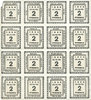 GERMANY - EMERGENCY NOTES (1914-1923) K - Z 1 pf Kitzingen. Städtische Sparkasse. Bloc de 2 séries de 8 billets. Type sans filigrane -