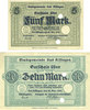 GERMANY - EMERGENCY NOTES (1914-1923) K - Z 10 mark Kissingen, Bad. Stadt. Billets. 5 20.10.1918, sans numérotation -