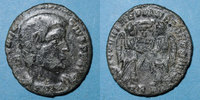 ROMAN EMPIRE Maiorina Magnence (350-353). . Trèves, 1ère officine, R/: deux Victoires -