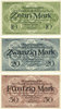 GERMANY - EMERGENCY NOTES (1914-1923) K - Z 10 mark Landsberg am Lech, Stadt, billets 20 mark, 50 mark avril 1919 -