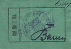 GERMANY - EMERGENCY NOTES (1914-1923) K - Z 2 mark Lauenburg i. P. (Lebork, Pologne), Magistrat, billet -