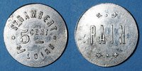 FRENCH EMERGENCY COINS 5 centimes Saint-Just-Saint-Rambert (42). Saint Rambert S/Loire. / pain -